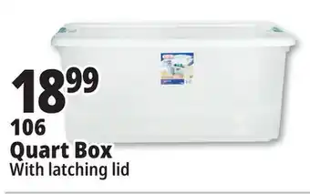 Ocean State Job Lot Sterilite Latch Top Storage Box 106 Qt offer
