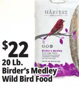 Ocean State Job Lot Harvest Birder's Medley Wild Bird Food 20 lbs offer