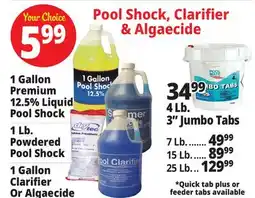 Ocean State Job Lot Pool Chemicals offer