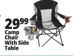 Ocean State Job Lot Oversized Folding Camp Chair with Side Table offer
