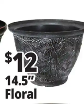 Ocean State Job Lot 14.5 Floral Resin Planters offer