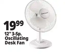 Ocean State Job Lot Penguin Oscillating Desk Fan 12 offer