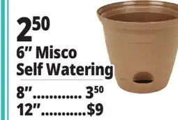 Ocean State Job Lot Misco Self Watering Resin Planter 6 offer