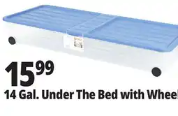 Ocean State Job Lot 14 Gal. Under The Bed with Wheel offer