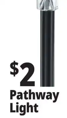 Ocean State Job Lot Solar Pathway Light Black offer