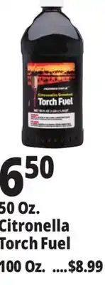 Ocean State Job Lot Citronella Torch Fuel 100 oz offer