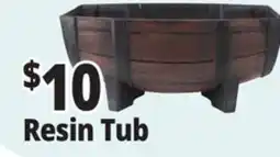 Ocean State Job Lot Whiskey Tub Resin Planter offer