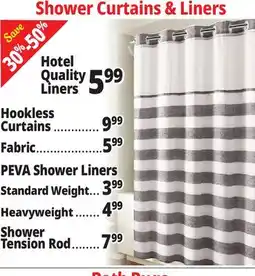 Ocean State Job Lot Shower Curtains & Liners offer