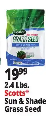 Ocean State Job Lot Scotts Turf Builder Sun & Shade Grass Seed 2.4 lbs offer