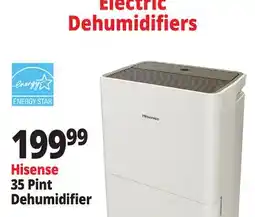 Ocean State Job Lot Hisense Energy Star 35 Pint 3-Speed Dehumidifier White offer