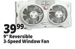 Ocean State Job Lot Penguin 9 Twin Window Fan offer