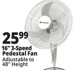 Ocean State Job Lot Penguin Pedestal Fan 16 offer