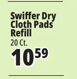 Ocean State Job Lot Swiffer Dry Cloth Pads Refill offer