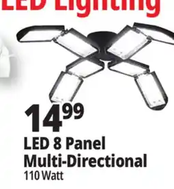 Ocean State Job Lot Bright Living 8-Panel LED Garage Light offer