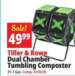 Ocean State Job Lot Tiller & Rowe Dual Chamber Tumbling Composter offer
