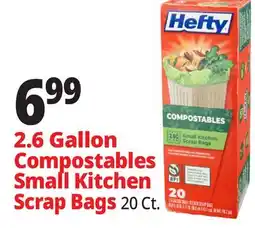 Ocean State Job Lot 2.6 Gallon Compostables Small Kitchen Scrap Bags offer