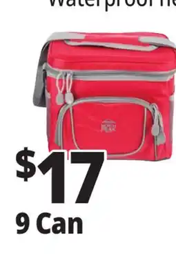Ocean State Job Lot North Peak 9-Can Hardliner Cooler Red offer