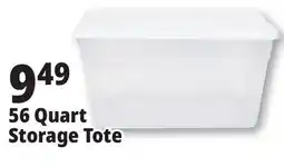 Ocean State Job Lot Gracious Living Clear Tote with Flip Top Lid 14 Gal offer