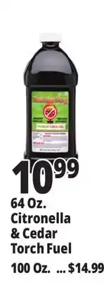 Ocean State Job Lot ScatterBug Citronella Torch Fuel 64 oz offer