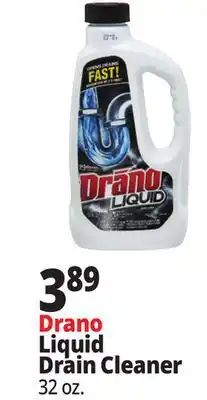 Ocean State Job Lot Drano Liquid Drain Cleaner 32 oz offer