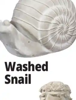 Ocean State Job Lot Snail Cement Statue Gray offer