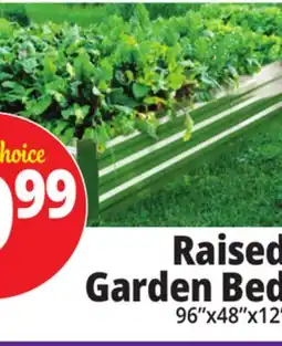 Ocean State Job Lot Galvanized Raised Garden Bed 96 x 48 x 12 offer