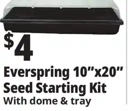 Ocean State Job Lot Everspring 10x20 Seed Starting Kit offer