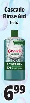 Ocean State Job Lot Cascade Rinse Aid 16 oz offer