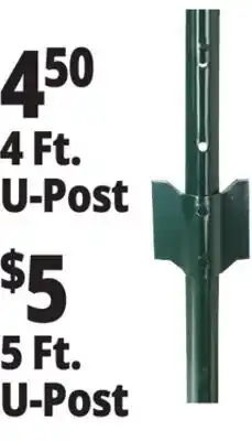 Ocean State Job Lot Tiller & Rowe Steel Garden Fence U-Post 4' offer
