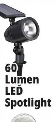 Ocean State Job Lot Outdoor Living Accents Solar LED Spotlight offer