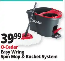 Ocean State Job Lot O-Cedar Easy Wring Spin Mop & Bucket System offer