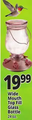 Ocean State Job Lot Perky Pet Top Fill Glass Hummingbird Feeder 24 oz offer