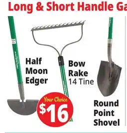 Ocean State Job Lot Long & Short Handle Garden Tools offer