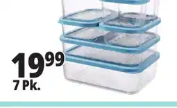 Ocean State Job Lot Home Living 7-Piece Glass Storage Set offer