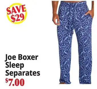 Ocean State Job Lot Joe Boxer Sleep Separates offer