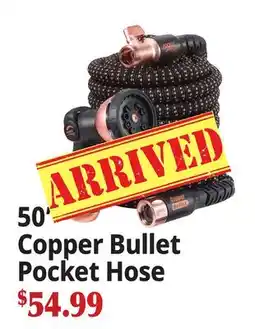 Ocean State Job Lot 50' Copper Bullet Pocket Hose offer