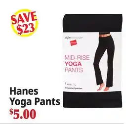 Ocean State Job Lot Hanes Yoga Pants offer