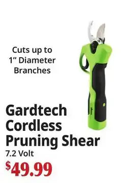 Ocean State Job Lot Gardtech Cordless Pruning Shear offer