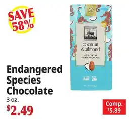 Ocean State Job Lot Endangered Species Chocolate offer