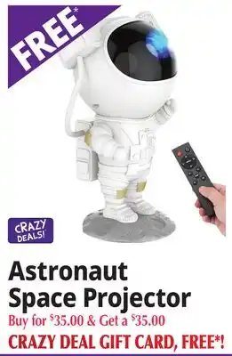 Ocean State Job Lot Astronaut Space Projector offer