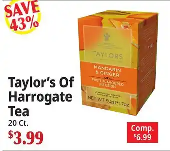 Ocean State Job Lot Taylor's Of Harrogate Tea offer
