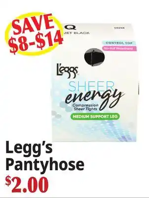 Ocean State Job Lot Legg's Pantyhose offer