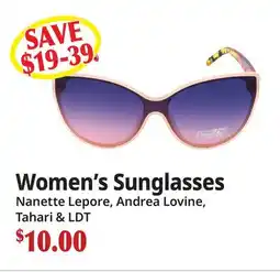 Ocean State Job Lot Women's Sunglasses offer