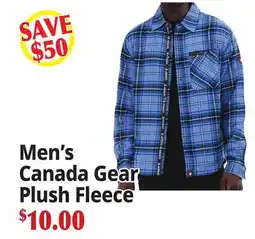 Ocean State Job Lot Men's Canada Gear Plush Fleece offer