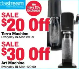 Bi-Mart Art Machine offer