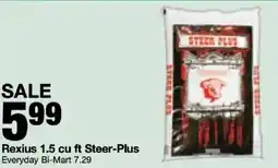 Bi-Mart Rexius 1.5 cu ft Steer-Plus offer