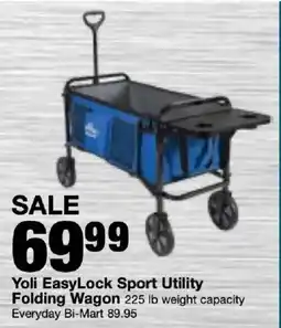 Bi-Mart Yoli EasyLock Sport Utility Folding Wagon offer