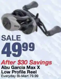 Bi-Mart Abu Garcia Max X Low Profile Reel offer