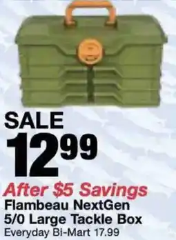 Bi-Mart Flambeau NextGen 5/0 Large Tackle Box offer