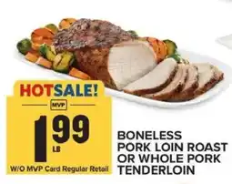 Food Lion Boneless pork loin roast or whole pork tenderloin offer